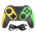 Miniatyrbild 1 av 8: Bluetooth trådlös handkontroll fjärrkontroll joystick gamepad gyroskop för Nintend Switch ProYellow Green