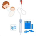 Miniatyrbillede 1 af 5: Næsesuger til babyer - Snotsucker med ekstra filtre (3 pak)