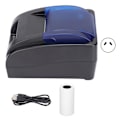 Miniatyrbillede 1 af 8: Etiketprinter 58mm Mini Bærbar Stabil Praktisk Termisk Printer til Supermarked Takeaway Express Billet 100‑240vAU Stik