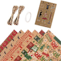 Miniatyrbild 1 av 5: 6-pack presentpapper, för födelsedagsfest presentpappersset