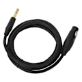 Miniatyrbillede 7 af 8: JORINDO XLR hun til 1/4 tommer 6,35 mm jack-balanceret signalforbindelseskabel MikrofonledningJD6001‑1m / 3,3ft