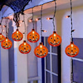 Pikkukuva 1 / 5: Mini Oranssit Kurpitsa Valot - Täydellinen Halloween-juhliin, Sisä- ja Ulkokoristeluun