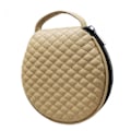 Miniatyrbillede 1 af 5: Bærbar CD Wallet Case Organizer PU 20 Kapacitet Forebyg Rids Beige