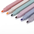 Miniatyrbillede 2 af 8: 6 stk. highlighter pen til studerende, øjenbeskyttelse, markering, nøgle, macaron-marker til graffiti, håndkonto, markSalt-serie