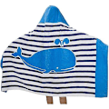 Miniatyrbild 1 av 5: Strandhandduk med huva i bomull för barn för flickor och pojkar - Supermjuk och absorberande badhandduk