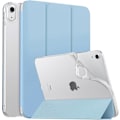 Miniatyrbild 1 av 5: Fodral för iPad 10:e generationen 2022, iPad 10,9 tum Fodral, Mjuk TPU Genomskinlig Frostad Baksida Slim Shell Skyddsfodral med Justerbara Vinklar