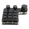 Miniatyrbild 5 av 8: Mini Gaming knappsats 3 knoppar RGB bakgrundsbelyst blå switch Programmerbar knappsats med 9 knappar för Music Office Media