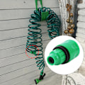 Miniatyrbillede 6 af 8: 10 STK plastik havevandingsfitting 3/8" vandslangehanestik Hurtigforbindelse