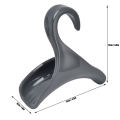 Miniatyrbilde 2 av 7: Purse Door Hanger Bag Arc Closet Hook - 5 stk, Grå