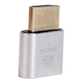 Miniatyrbillede 3 af 8: High Definition Multimedia Interface Dummy Plug HotSwappable 4K Display Emulator (Sølv)