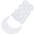 Miniatyrbilde 4 av 8: 2 stk. Resinformer Holdbare Gjenbrukbare Perforerte Design Silikonformer for Anheng med Fiske Line
