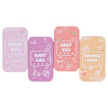 Miniatyrbillede 2 af 8: 4 stk 0,4 oz forfriskende, langtidsholdbar, solid parfumesæt Bærbar, let duft, fast parfume, elevlomme