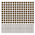 Miniatyrbild 1 av 8: 150 set Skull Rivets, enkel 13x12mm DIY Making Ghost Head Bronze Punk Galvanisering Utseende Skull Button