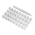 Miniatyrbild 4 av 8: Set, bokstavsstans, sifferstans, set (6,5 mm)