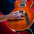 Miniatyrbilde 7 av 8: Elektrisk gitar kontrollplate bryter svart metall forhåndskablet ledningsnett sele knott kontroller