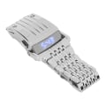 Miniatyrbilde 2 av 8: Alloy Watch LED Digital Display Quick Release Fasjonabel herreklokke for daglig virksomhet Sølvblått lys