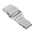 Miniatyrbillede 2 af 8: Legeringsur LED Digital Display Quick Release Moderigtigt herreur til daglige forretninger Sølvblåt lys