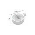 Miniatyrbillede 5 af 5: Manuel Citrus Juicer, Manuel Appelsin Citron Juicer, Professionel Juicepresser med 230ml Beholder til Frugt, Citron, Lime, Appelsin, Husholdnings Citrus J