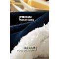 Pikkukuva 2 / 5: Ruudullinen Fleece-sohvapeitto, tummansininen sohvanpeitto 150CMx200CM