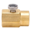 Miniatyrbillede 2 af 8: CO2-cylinderpatronadapter til husholdningssodavandsflaske i messing med påfyldningsadapter med pakningsringe