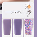 Miniatyrbild 6 av 8: 3-pack Vattenbaserat nagellackset för kvinnor, lätt att skala av, snabbtorkande nagellack för dejting, halloweenfest T08