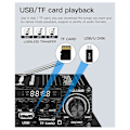 Miniatyrbillede 5 af 5: Digital Bluetooth Forstærker 12V Hjemmebil 2 Kanal HIFI Lydhøjtaler