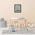 Miniatyrbillede 3 af 5: My Little Davinci Træramme til Billeder 20 Ark Kunstværker - Børnekunstudstillingsramme hvid