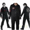 Slipknot Cosplay Kostym Overall - Lös Passform Halloween Outfit M