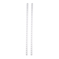 Miniatyrbilde 7 av 8: 3102‑0029‑0232 1 par 29-hulls aluminiumsplater erstatningspass for Tetrixrobotics Robot