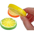 Miniatyrbillede 3 af 5: 18 stk. falske citronskiver, simuleret frugtdekoration til fest, køkken, bryllupsgave
