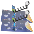 Miniatyrbilde 3 av 8: 2 sett Barn Eksperiment Monteringsutstyr Kit Månefasemodell DIY Science Teaching Toy