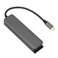 Miniatyrbild 8 av 8: USB C Hub Multiport Adapter 5 Gbps överföring 100 W PD-laddning 4K UHD 6 i 1 USB C Dongle med justeringsbas