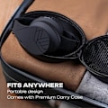 Miniatyrbillede 5 af 5: Bluetooth Over-Ear Hovedtelefoner, Trådløs Stereo Sammenfoldelig med Indbygget Mikrofon, Sort