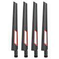 Miniatyrbillede 1 af 8: 4 stk SMA Omnidirektional WiFi-antenne Passer til RT&#8209;AC68U EX6200 AC15 AC3200 AC66U