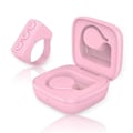 Miniatyrbilde 2 av 5: Bluetooth-kamerafjernkontroll for videoopptak, rosa rullefinger for iPhone iPad iOS Android, todelt sett