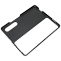Miniatyrbild 7 av 8: Business PU Läder Telefonfodral för Galaxy Z Fold 3 Reptålig Fällbar Skärm Telefonfodral Kaffe