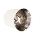 Miniatyrbillede 7 af 8: Kaffekrus 304 Rustfrit Stål Bred Mund Design Hvid Dobbeltlag God varmeisolering Vandkop80ml