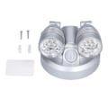 Miniatyrbild 1 av 8: Justerbar sensorlampa Dubbelhuvud Infraröd Induktion Rörelsesensor Lampa LED Nattlampa