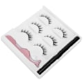 Miniatyrbild 2 av 8: 3 par lösögonfransar flytande eyeliner set Vattenfast ögonmakeup-verktyg3D-01