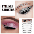 Pikkukuva 2 / 4: Itseliimautuva eyeliner-tarra, tuplaluomitarrat, näyttämömeikki, silmämeikkitarrat, musta