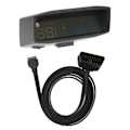 Miniatyrbillede 8 af 8: 3,7 tommer bil HUD overhastighedsalarm multifunktion forrude skærm display speedometer til OBD II bilmodel
