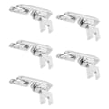 Miniatyrbillede 5 af 8: 5 stk. syfod med lavt håndtag i rustfrit stål, 3 mm, multifunktionel, universel trykfod til husholdningssymaskiner