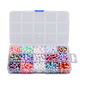 Pikkukuva 4 / 8: 15 ruudukon DIY Faux Pearl Beads DIY irtohelmet setti Helmet korut kaulakoru tarvikkeet setti