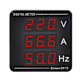 Miniatyrbild 1 av 4: Digital Spänning Ström Frekvensmätare Panel Voltmeter Amperemeter LED-Display