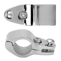 Miniatyrbilde 4 av 8: 2 stk rustfritt stål båt marine hengslet øvre kjeve glide maskinvare beslag 25mm/0,98in