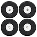 Miniatyrbilde 1 av 8: 4 stk. RC-dekk 1,9 tommer bredde 10 hull RC gummihjul oppgraderingstilbehør for SCX10 1/10 RC-bil