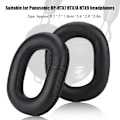 Miniatyrbillede 7 af 8: Udskiftningsørepuder Svampepude Headset Cover Passer til Panasonic Rp hTX7 HTX7A HTX9
