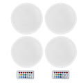 Miniatyrbild 2 av 8: 3W RGB-färgförändrande LED-spotlight med fjärrkontroll för sovrum, korridor, hotell, bar 85265V (GU10 RVB blanc chaud)