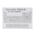 Miniatyrbillede 1 af 8: Periodisk system Sort akryl Kemiske grundstoffer Alfabet Periodisk system Undervisning Display Home Decor L