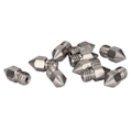 Miniatyrbillede 2 af 8: 10 stk. 3D-printerdyser MK8 rustfrit stål 1,75 mm ekstruder printhoveddele tilbehør 0,2 mm